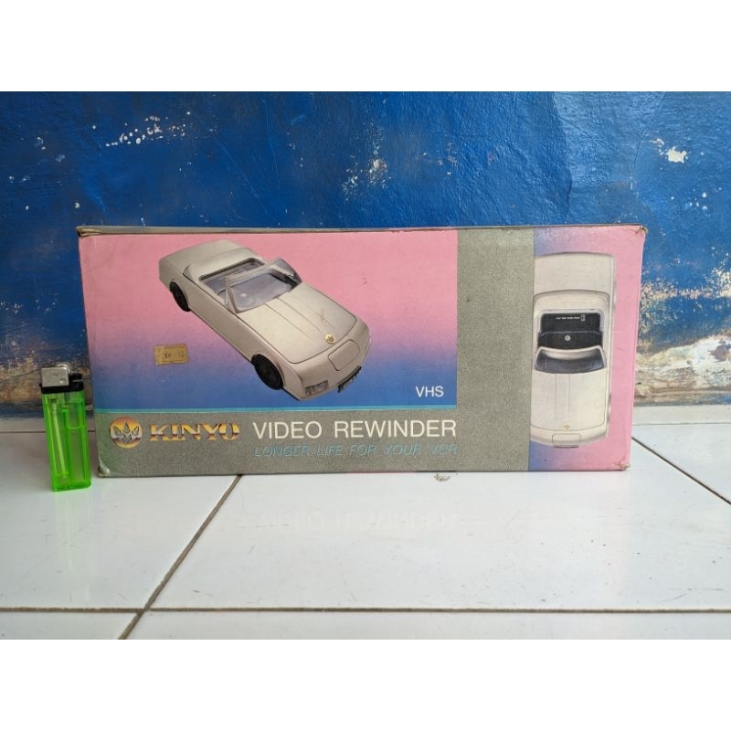 Kinyo video cassette Rewinder bentuk mobil