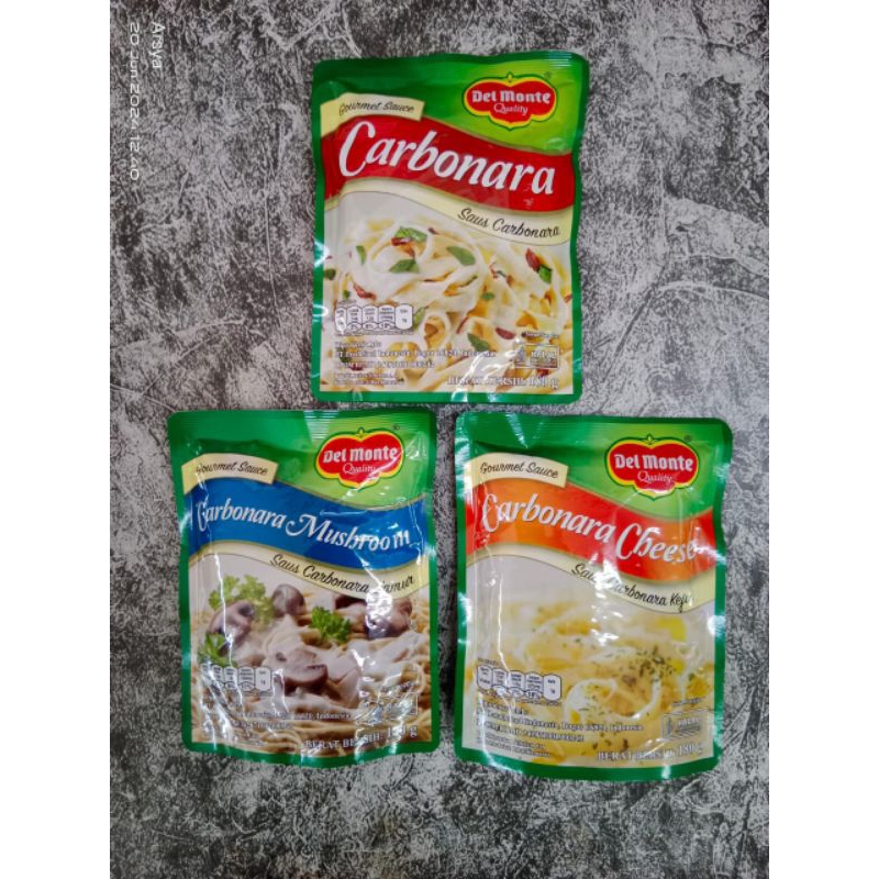 

DELMONTE CARBONARA SAUS 180gr