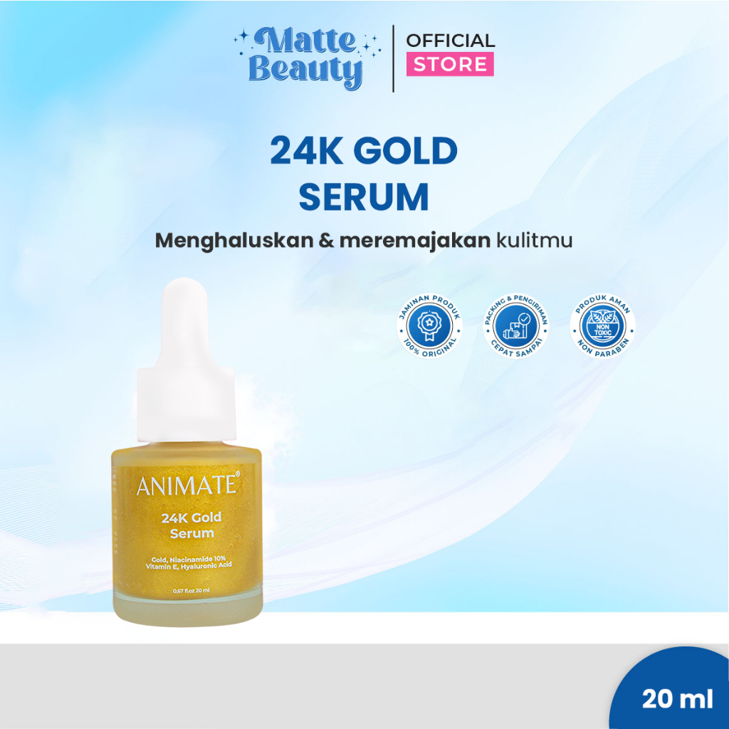 Animate 24K Gold Serum 20 ml - Anti Aging
