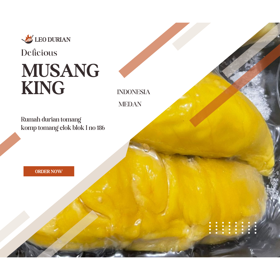 

Musangking Raja Durian Frozen vacum 400 g