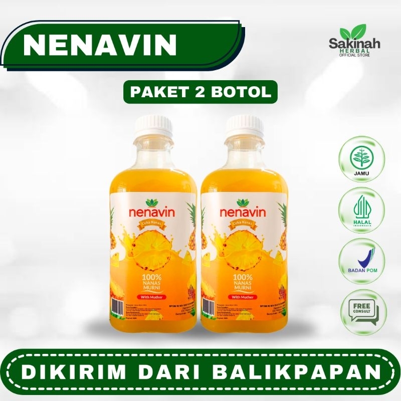 

PAKET 2 BOTOL NENAVIN - NENAVIN CUKA NANAS ASLI MEMBANTU MENURUNKAN KOLESTEROL BALIKPAPAN