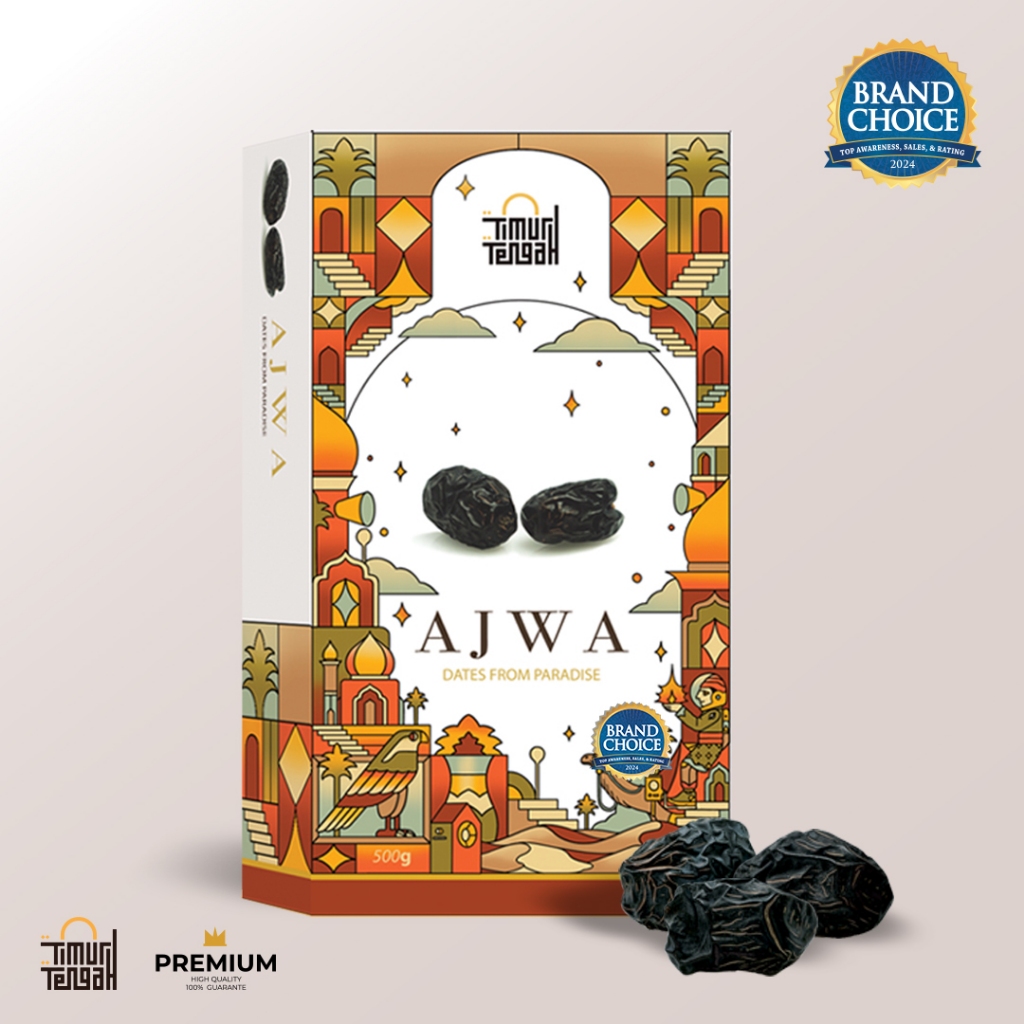 

Kurma Ajwa Premium Timur Tengah Kurma Nabi Jumbo High Quality