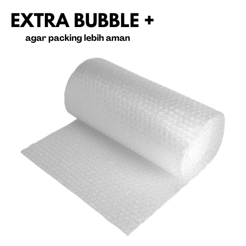 

EXTRA BUBBLE WRAP Untuk Keamanan Packing Tambahan Bubble Wrap