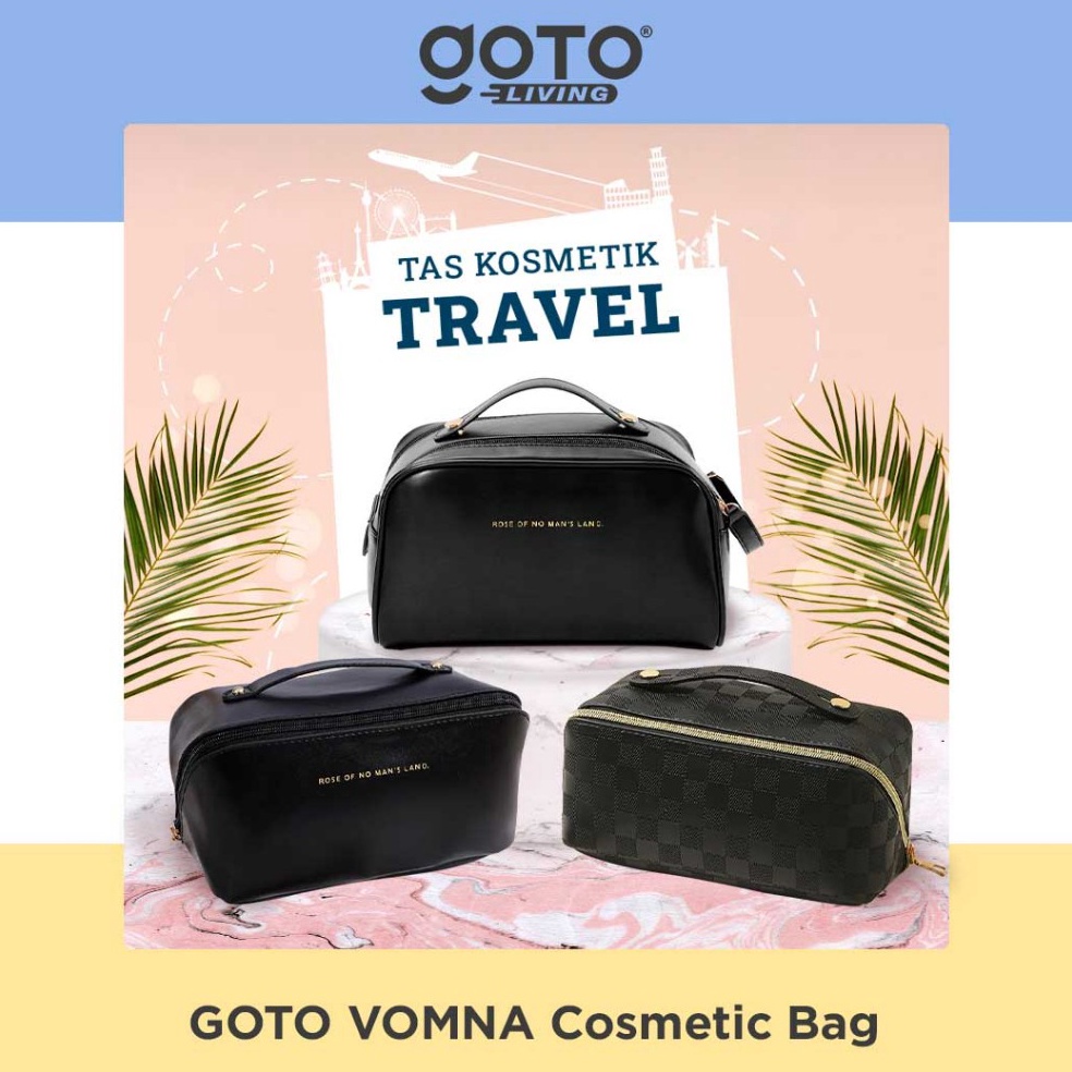 

KODE G73D Goto Vomna Tas Kosmetik Pouch Make Up Cosmetic Travel Bag Organizer