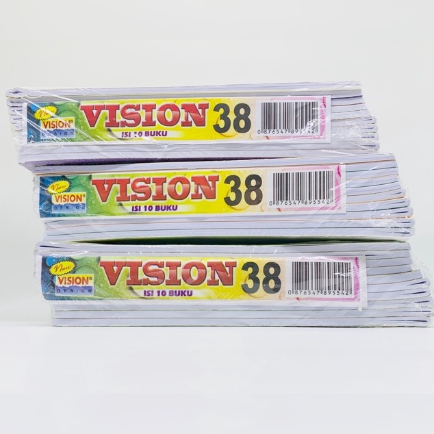 

KODE X89R Buku Tulis VISION 1x38 Lembar A5