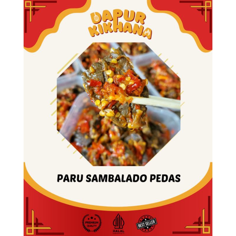 

Paru Sapi Sambalado Ekstra Pedas Lauk Siap Saji Frozen Food by Dapur Kikhana