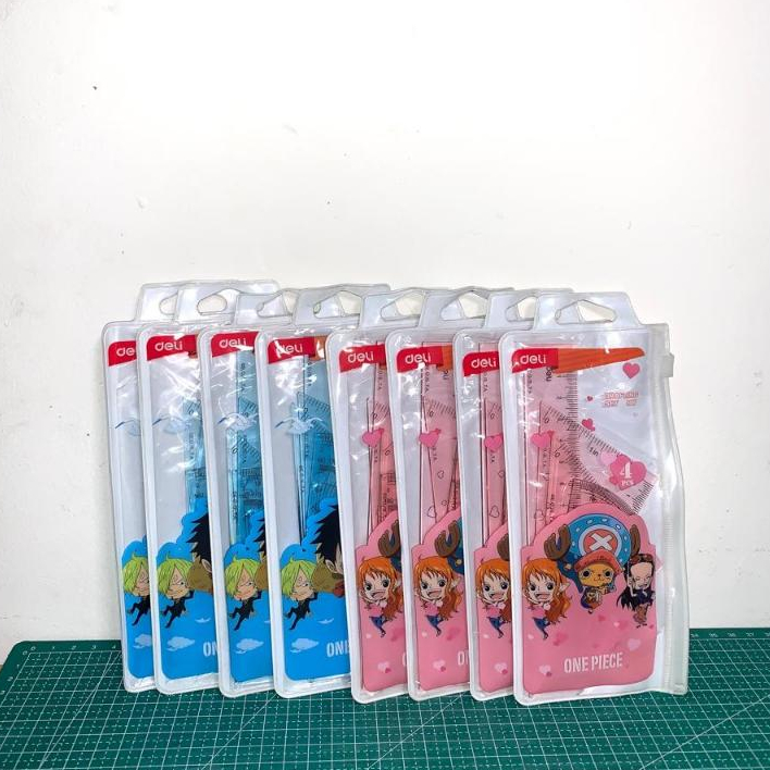 

Deli Penggaris Set H17 One Piece // Penggaris Anak Set Deli One Piece