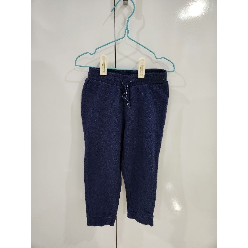 Preloved celana panjang second jogger anak laki-laki cowok H&M navy 3 tahun
