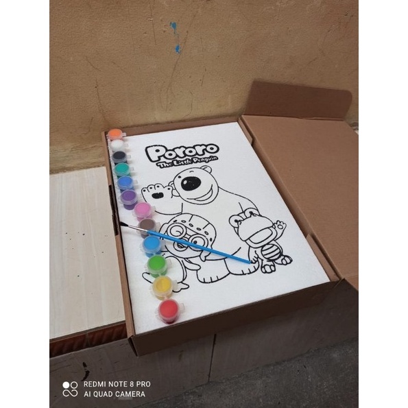 

KODE N1E DIY paket mewarnai isi 6 karakter