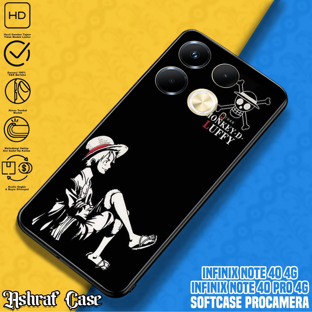 Case Infinix Note 40 - Casing Hp Infinix Note 40 Terbaru Motif OP - Silikon Hp Infinix Note 40 - Sof