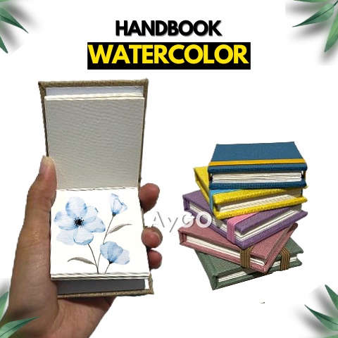 

KODE J34D MINI HANDBOOK WATERCOLOR Watercolor sketchbook COLD PRESSED