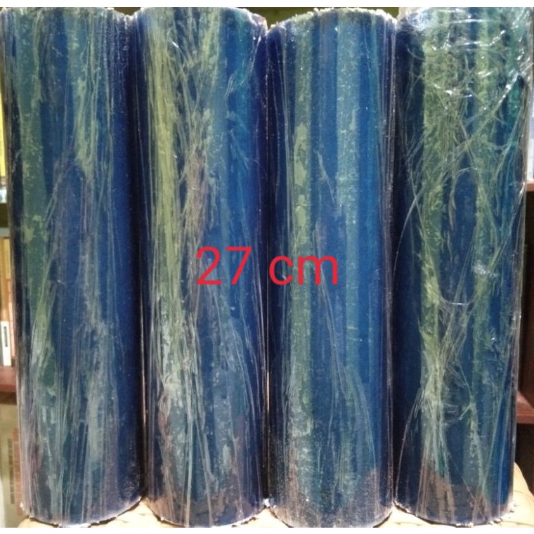 

KODE B59Q Sampul Plastik Mika lemas 1 Roll tebal 5 mm Tinggi 27 cm Panjang 3 meter