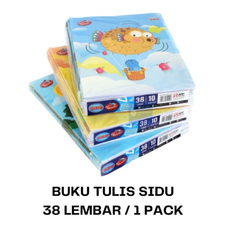 

KODE E86P 1 PACK Buku Tulis Sinar Dunia SIDU 38 isi 1 BUKU ukuran Kwarto Sidu Buku Tulis 38 Lembar