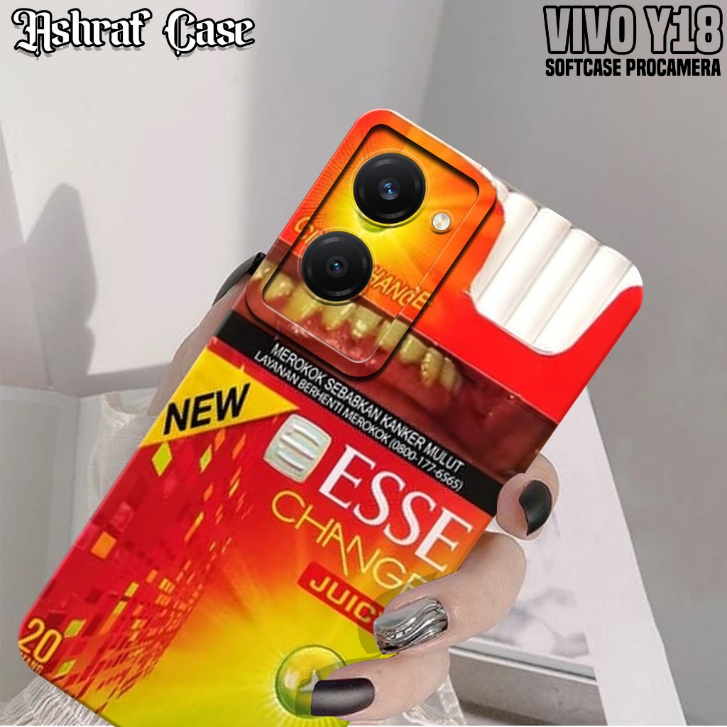 Case VIVO Y18 - Casing Hp VIVO Y18 Terbaru Motif ESS - Silikon Hp VIVO Y18 - Softcase Hp VIVO Y18 - 
