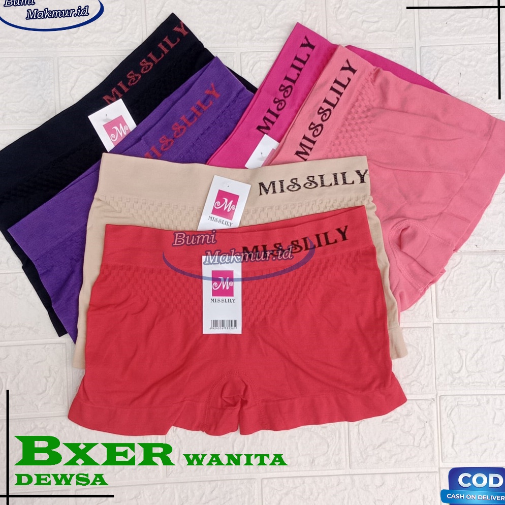 KODE C86H MURAH  ISI 6 PCS Boxer Wanita  Celana Dalam Wanita  Boxer Pants WanitaCelana Short Wanita 