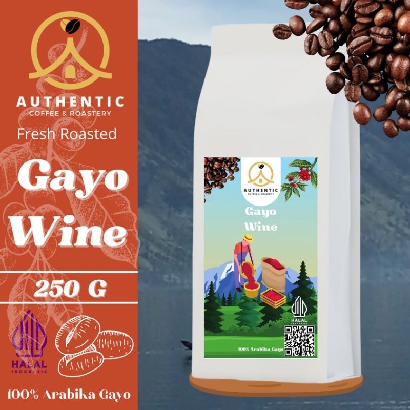 

Kopi Arabika Gayo Wine Process 250 Gram, Roasted Bean/Bubuk Kopi