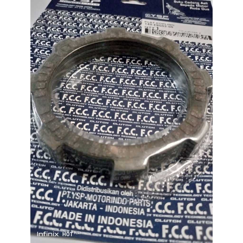 Kampas Kopling Jupiter Z,Yamaha Yamaha Vega R,Force 1,Mio  /plat kopling jupiter ZFCC ORIGINAL 100%