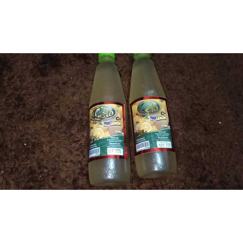 

Sirup Lemon Cielo Isi 630ml - Minuman Sehat dan Segar - Minuman buah asli