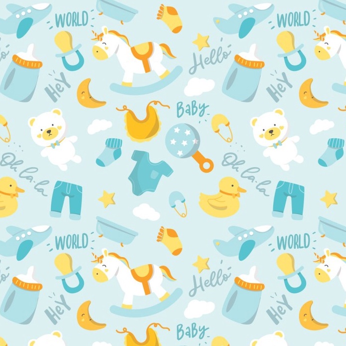 

TREND AWAL TAHUN Kertas Kado Baby New Born Harvest Baby Land Boy Things