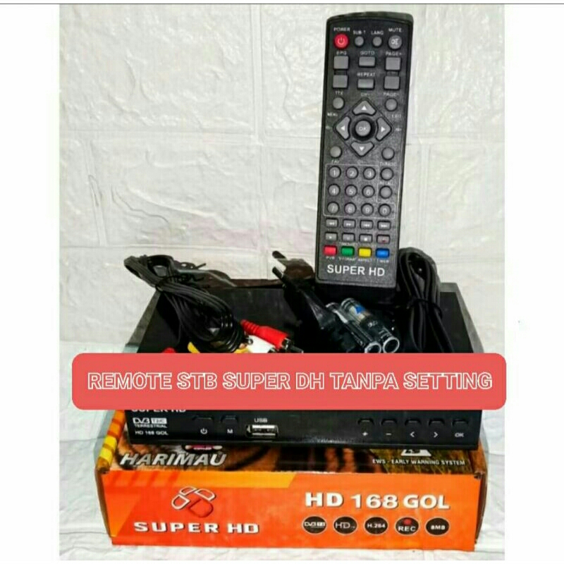 REMOTE STB SUPER HD TANPA Setting