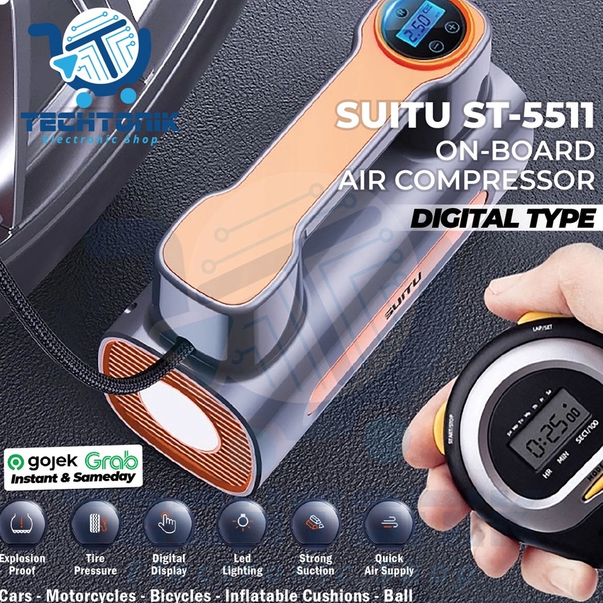 Termurah Elektrik Pompa SUITU Pompa Udara Air Compressor ELEKTRIK PUMP Ban Mobil Motor Sepeda GARANS