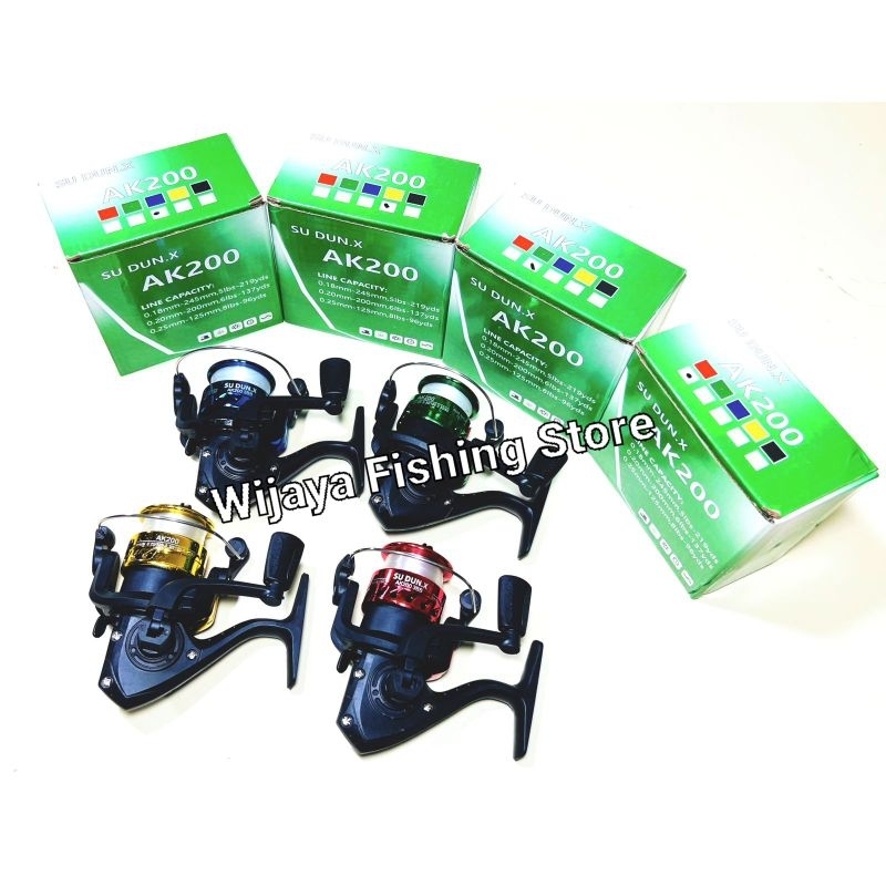 Reel Pancing Sudunx Su Dunx AK 200 Atom Atau Besi