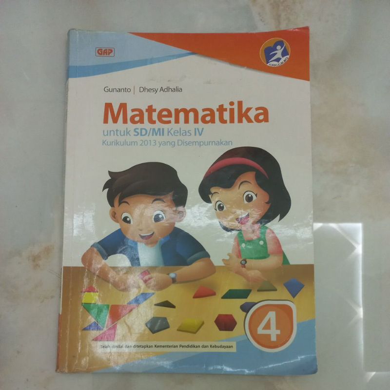 Buku Matematika GAP kelas 4 SD