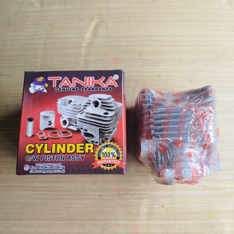 Original Cylinder Blok Komplit  Mesin Potong Rumput Tanika Tipe TNK 328 ER dan TNK 328 PRO