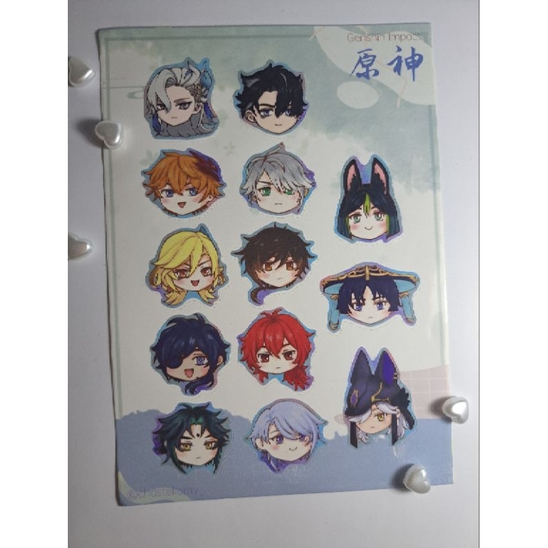 

stiker genshin kisscut A6 (10,5x14,8cm)