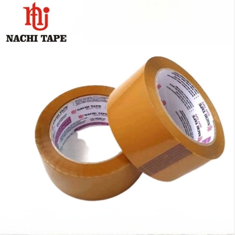 

Isolasi Lakban Nachi 48 mm Coklat 2 inch x 100 yard Tape OPP Perekat Nachi