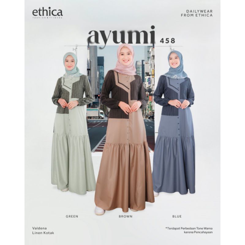 AYUMI 396 || AYUMI 458 || GAMIS MURAH || ETHICA FASHION || GAMIS IBU || GAMIS REMAJA || GAMIS DISKON