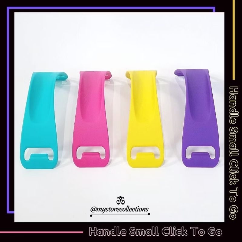 Tupperware handle small fun click to go / handle rantang bulat kecil