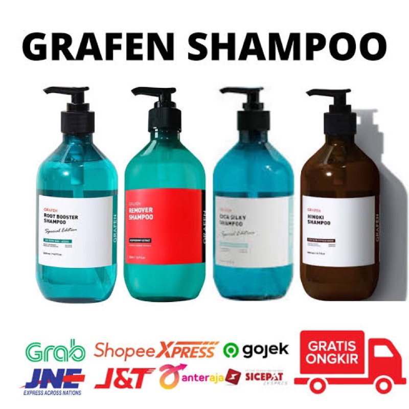 GRAFEN Shampoo Anti Rontok, Hinoki,Root Booster,Remover SHARE