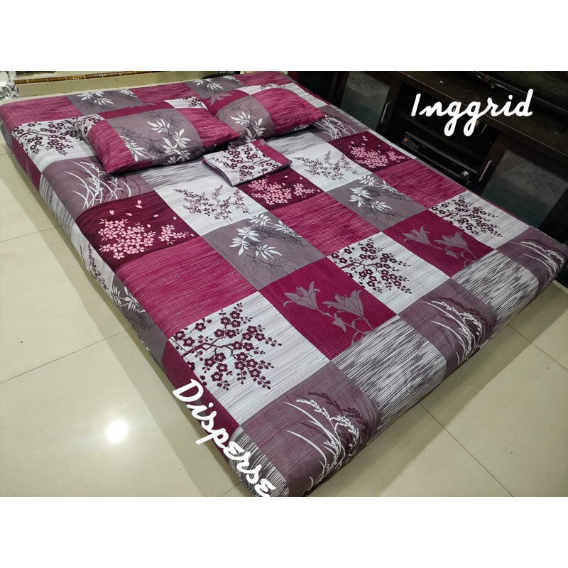 Sprei motif batik Inggrid Terbaru Bahan Katun