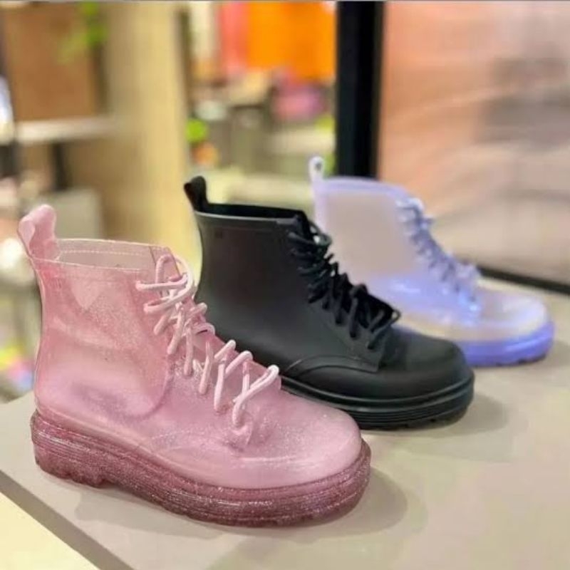Melissa Coturno Boots Shoes Original jelly sepatu boot wanita
