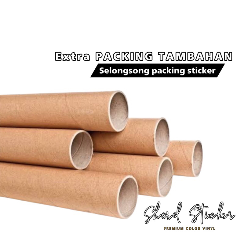 

extra packing tambahan Selongsong pembungkus sticker skotlet