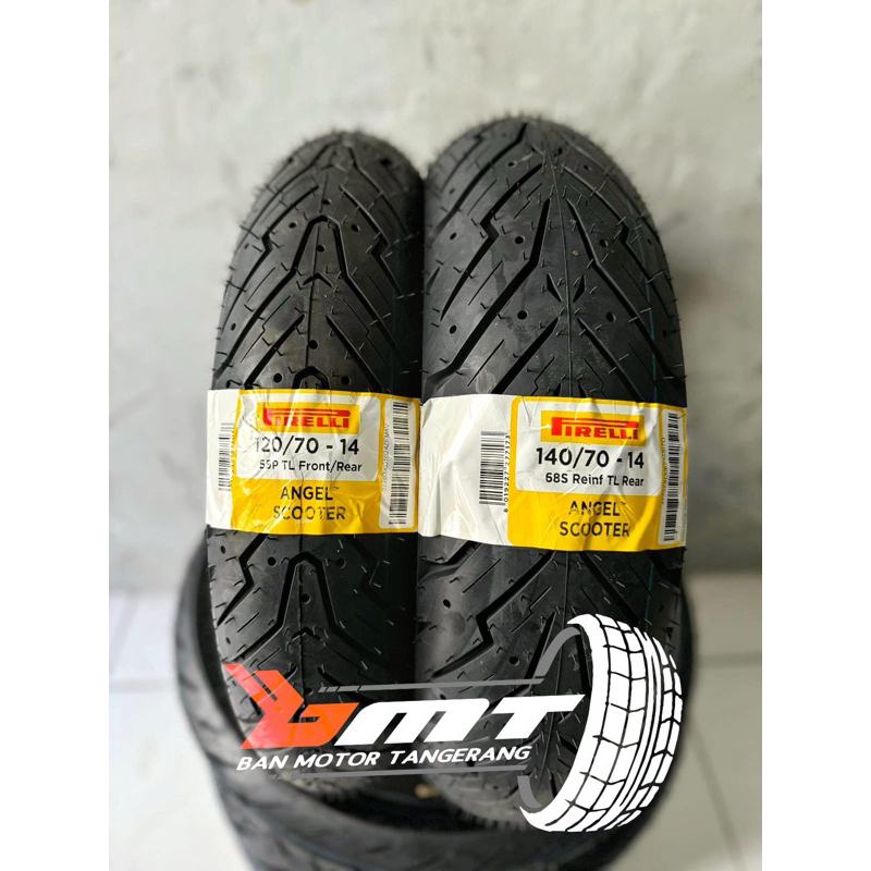 Paket Pirelli Angel Scooter uk 120/70-14 & 140/70-14
