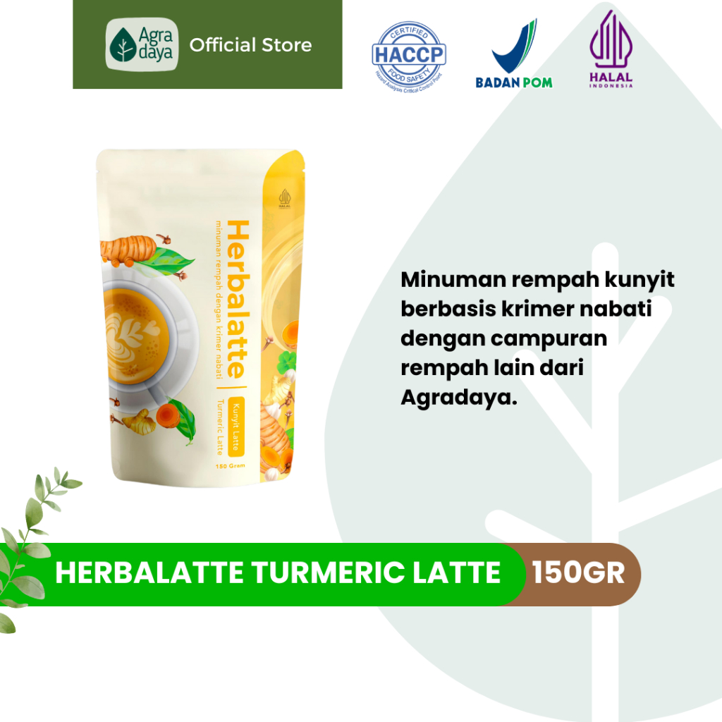 

Agradaya - Herbalatte Turmeric Latte Agradaya