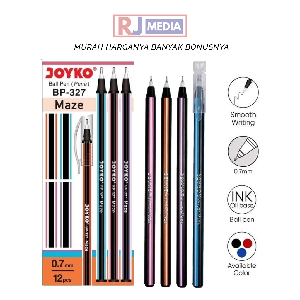 

Jual Bolpoin Joyko Maze Pulpen Hitam Kecil Mini Pena Keren 1 Box isi 12 pcs Bolpoint Motif Lilin Best Seller Kombo Hemat
