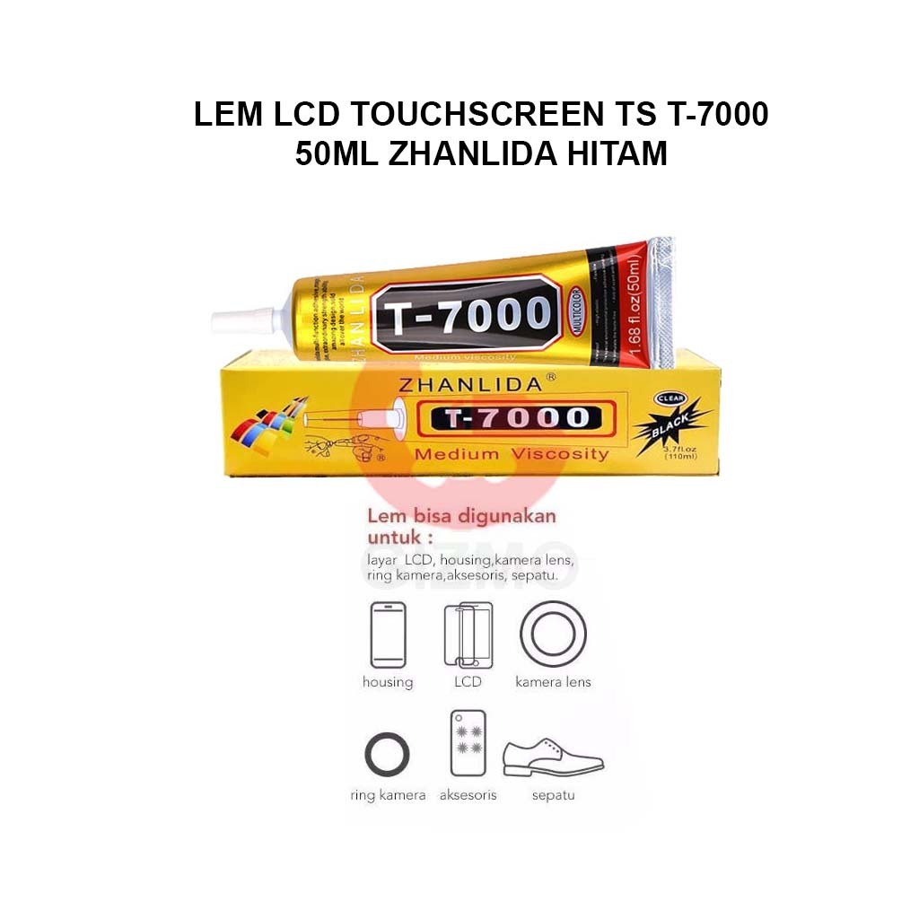 

LEM LCD TOUCHSCREEN TS T- 7000 50ML ZHANLIDA HITAM