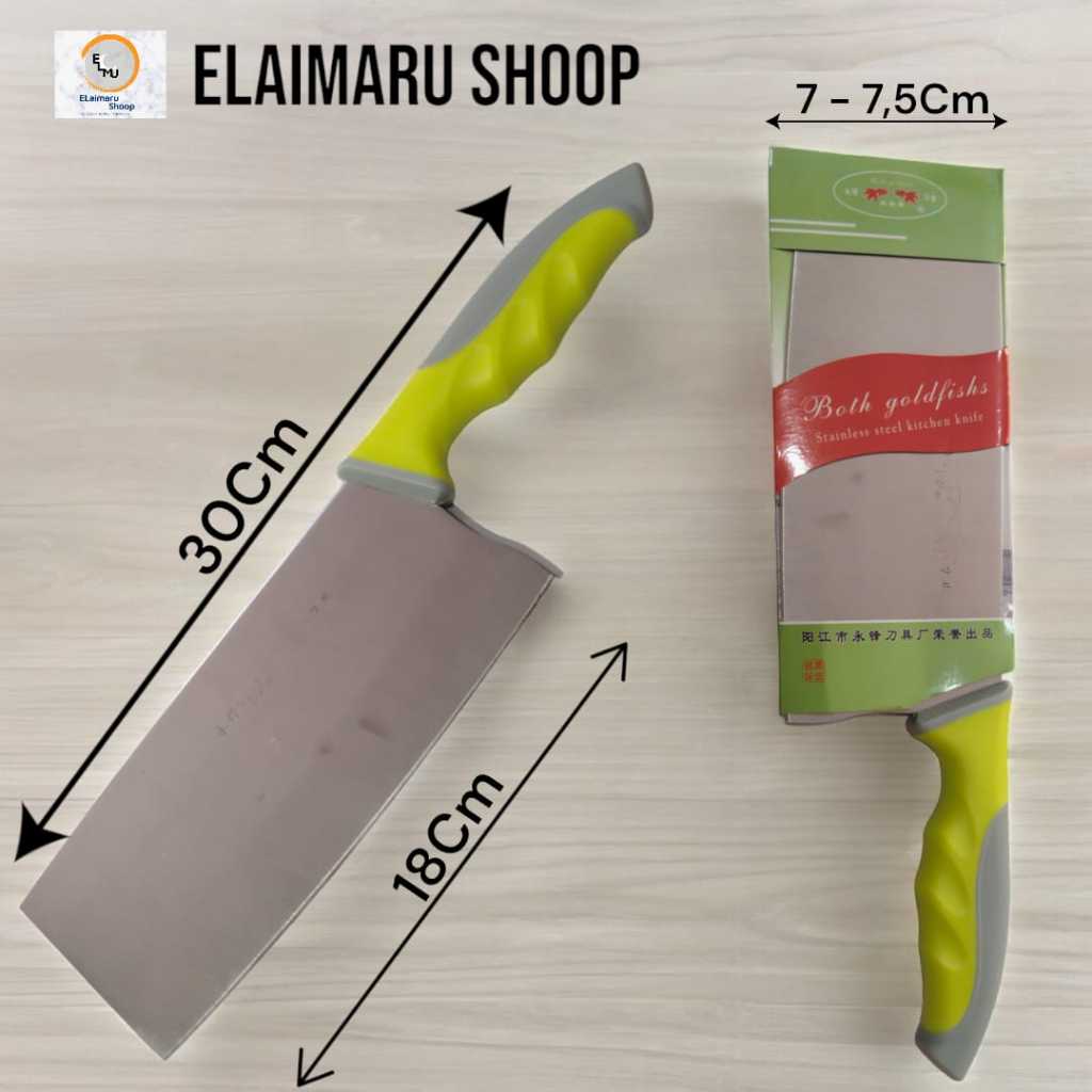 Pisau parang Cincang Daging mata Pisau Stainless Steel Tajam Hijau