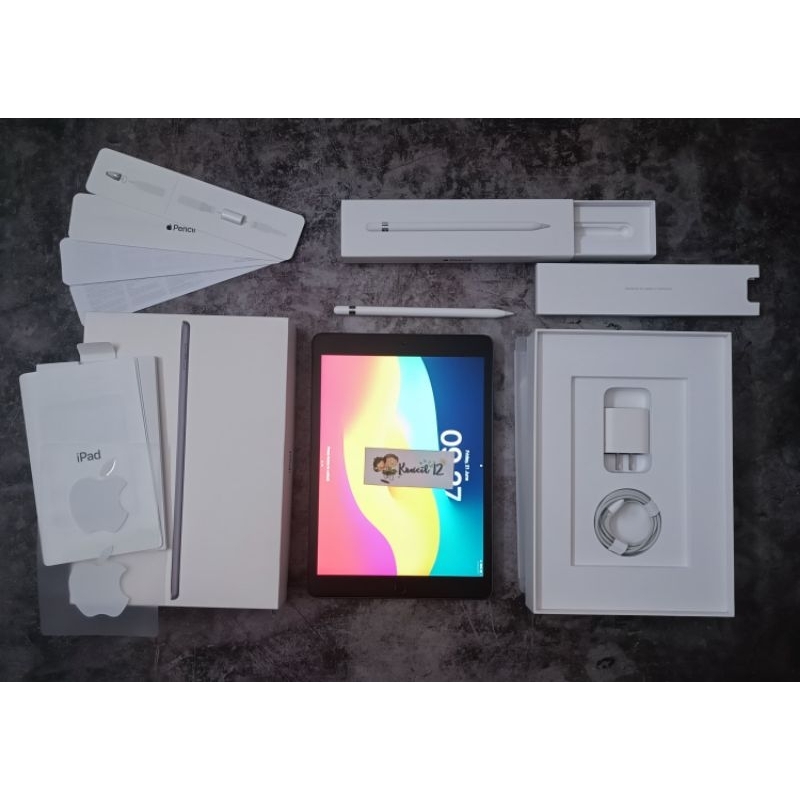 [KRUCIL12] Preloved Bekas ipad 9th gen 256GB + Apple Pencil Gen 1 (Pemakaian Pribadi, Muluss like Ne