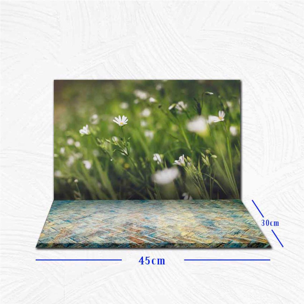 Alas foto lipat background produk - Desain Bunga Taman