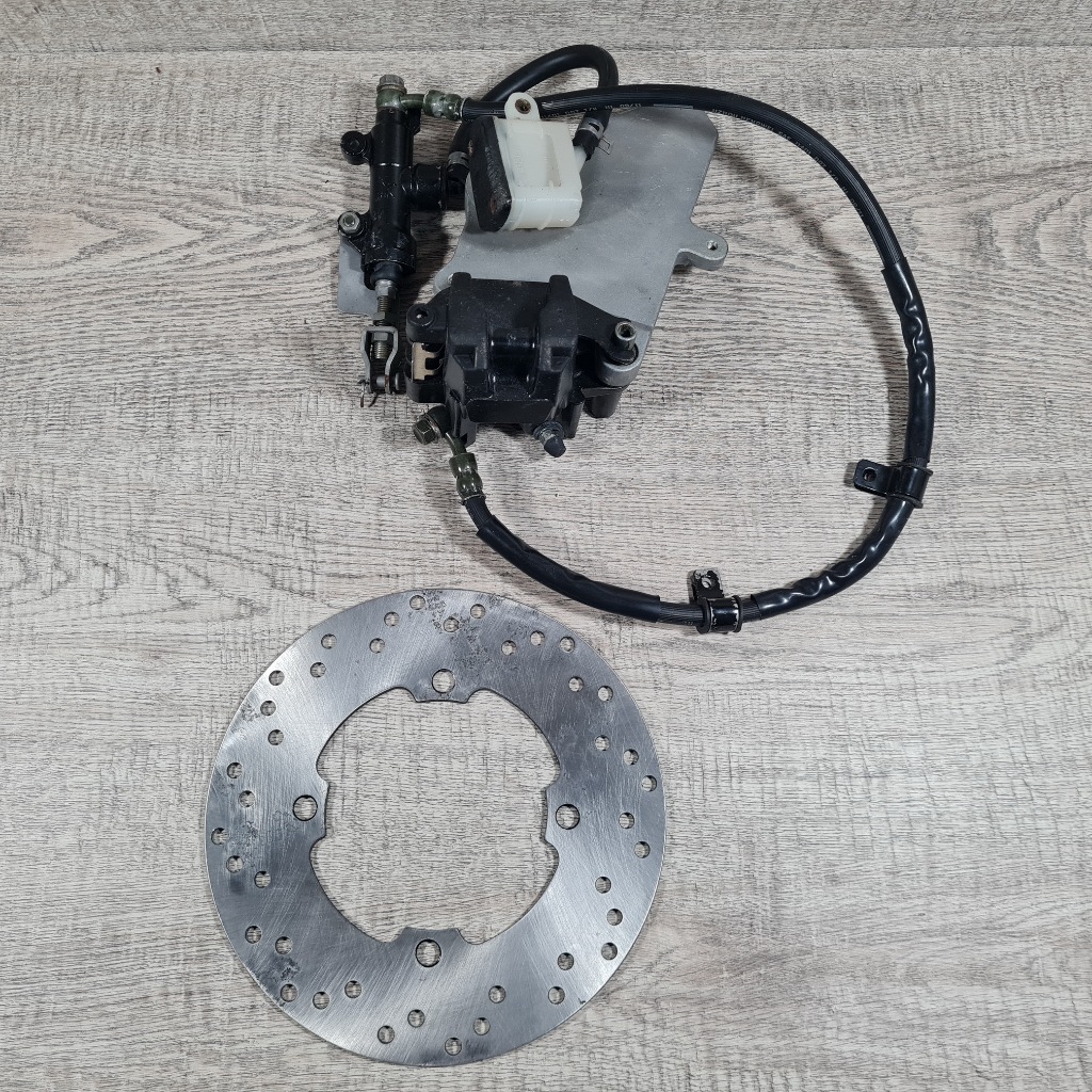 Piringan Rem Cakram Belakang Disc + Kaliper Set Motor TIGER (minus)