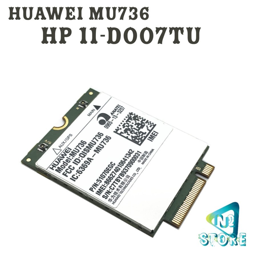 MU736 Hs3110 HSPA + Broadband Seluler WWAN 3G Modul 4G untuk Hp EliteBook 810 820 ProBook 430 SPS 79