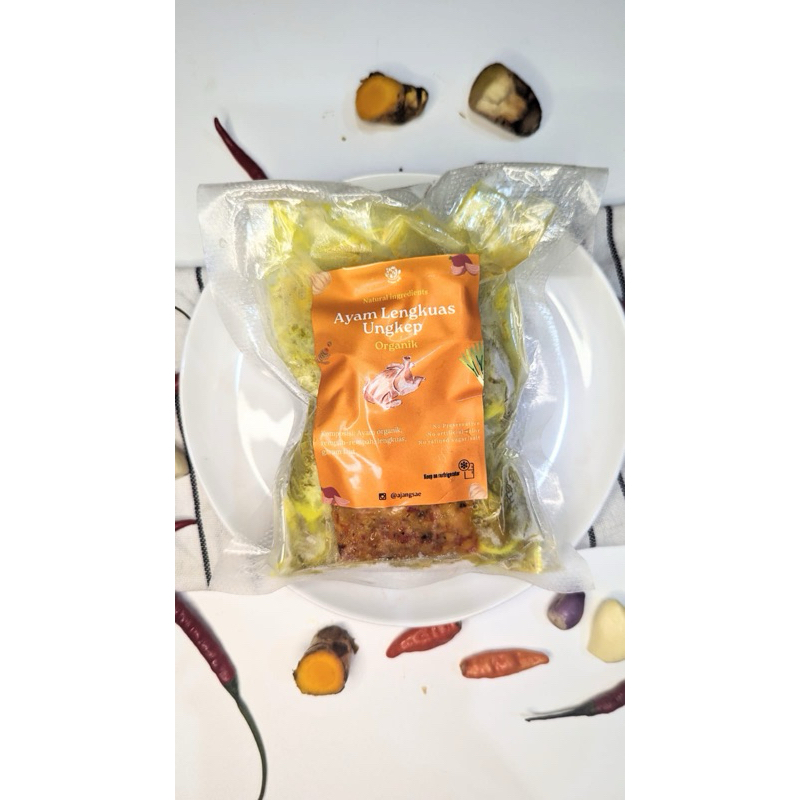 

AYAM LENGKUAS UNGKEP + SAMBAL