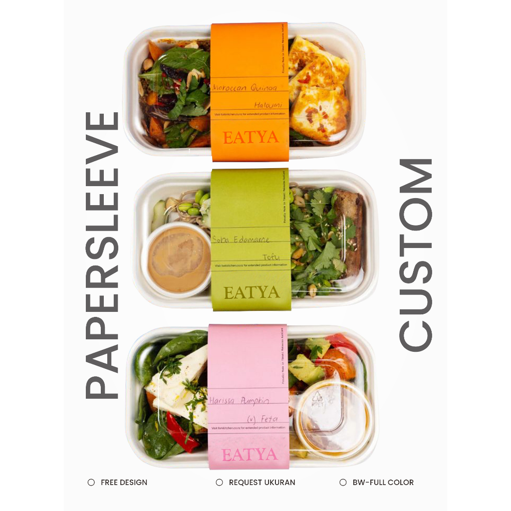 

CETAK CUSTOM PAPERSLEEVE / LABEL BOX/ PAPERBELT / KERTAS BOX HAMPERS