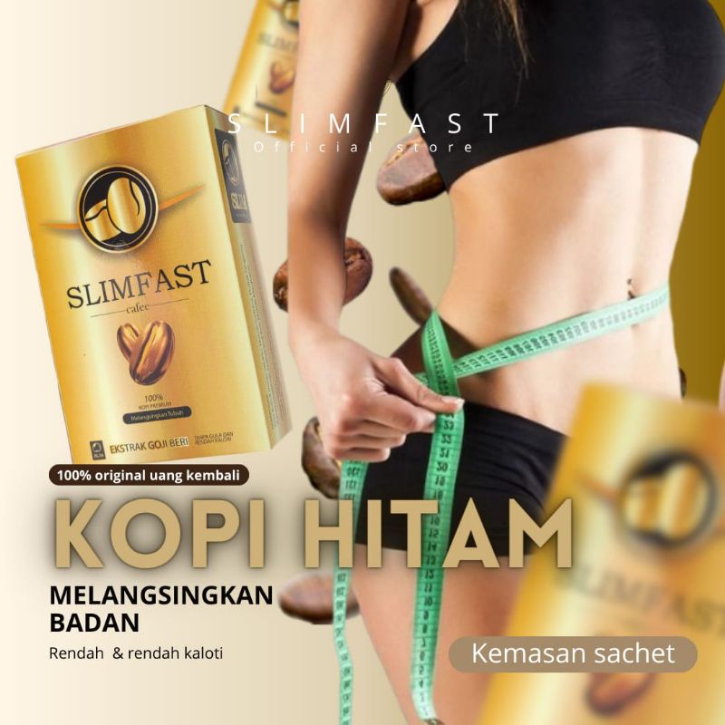 

KOPI SLIMFAST COFFE / KOPI DIET YANG BIKIN BODY LANGSING [1BOX]