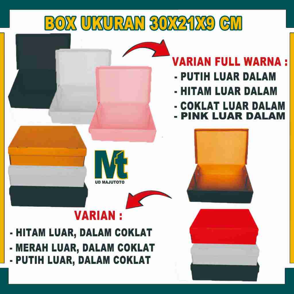 

( PAKET 5 PCS ) Box 30x21x9 cm / Box Sepatu / Kardus Sepatu dan Sandal