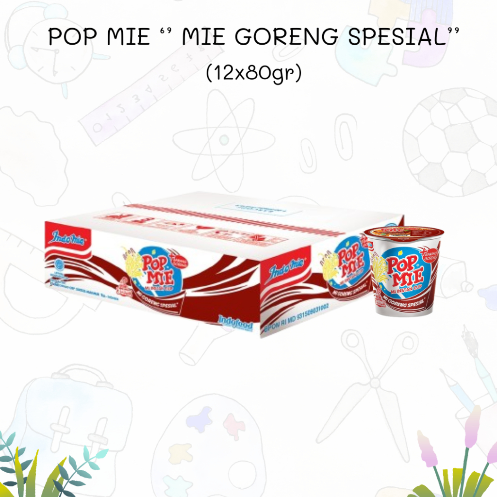 

Pop Mie Mi Goreng Spesial 12x80gr (1Karton)